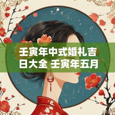 壬寅年中式婚礼吉日大全 壬寅年五月吉日