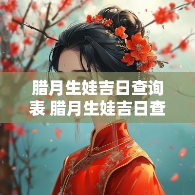 腊月生娃吉日查询表 腊月生娃吉日查询表最新