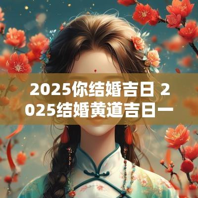 2025你结婚吉日 2025结婚黄道吉日一览表
