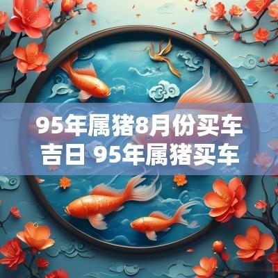 95年属猪8月份买车吉日 95年属猪买车适合什么颜色