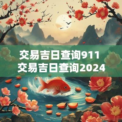 交易吉日查询911 交易吉日查询2025年黄道吉日