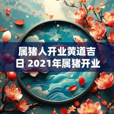 属猪人开业黄道吉日 2025年属猪开业黄道吉日一览表