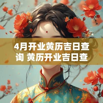 4月开业黄历吉日查询 黄历开业吉日查询2025年4月