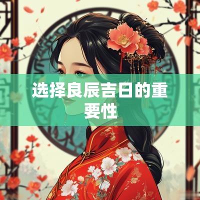 选择良辰吉日的重要性