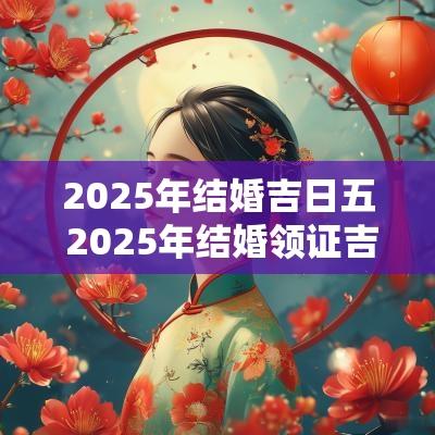 2025年结婚吉日五 2025年结婚领证吉日