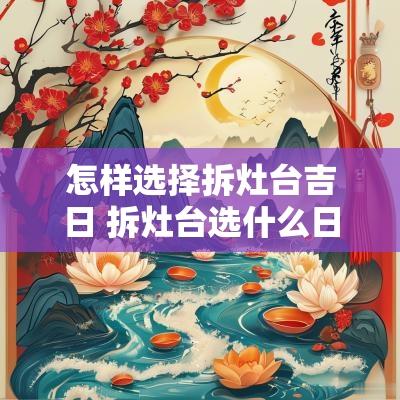 怎样选择拆灶台吉日 拆灶台选什么日子好
