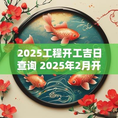 2025工程开工吉日查询 2025年2月开工黄道吉日是哪几天