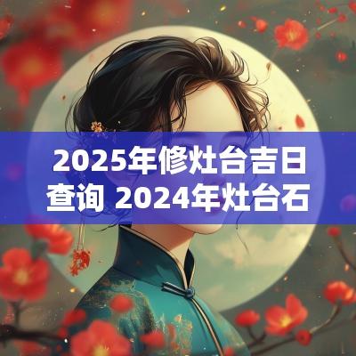 2025年修灶台吉日查询 2025年灶台石的安装
