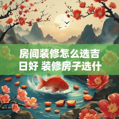 房间装修怎么选吉日好 装修房子选什么日子最好2025年