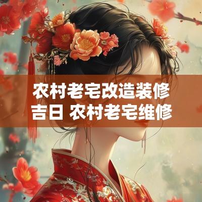 农村老宅改造装修吉日 农村老宅维修要什么手续