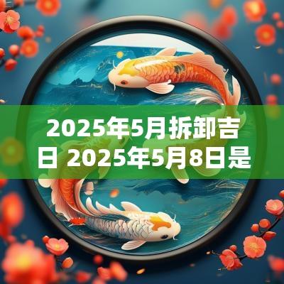 2025年5月拆卸吉日 2025年5月8日是黄道吉日