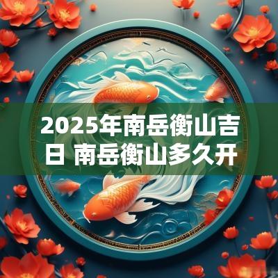 2025年南岳衡山吉日 南岳衡山多久开放