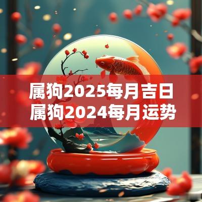属狗2025每月吉日 属狗2025每月运势