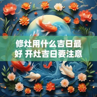 修灶用什么吉日最好 开灶吉日要注意什么事
