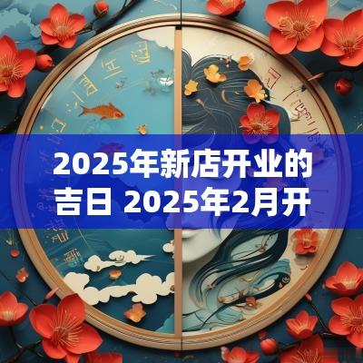 2025年新店开业的吉日 2025年2月开业吉日