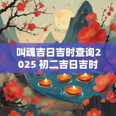 叫魂吉日吉时查询2025 初二吉日吉时辰查询表