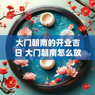 大门朝南的开业吉日 大门朝南怎么放床
