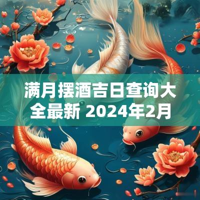 满月摆酒吉日查询大全最新 2025年2月摆满月酒吉日有哪些