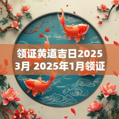 领证黄道吉日20253月 2025年1月领证黄道吉日