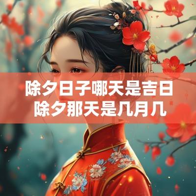 除夕日子哪天是吉日 除夕那天是几月几日