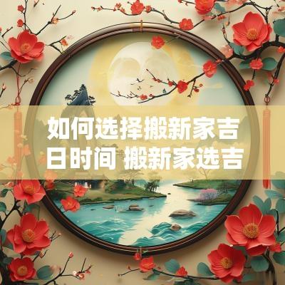 如何选择搬新家吉日时间 搬新家选吉日的时辰