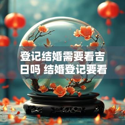 登记结婚需要看吉日吗 结婚登记要看日子吗