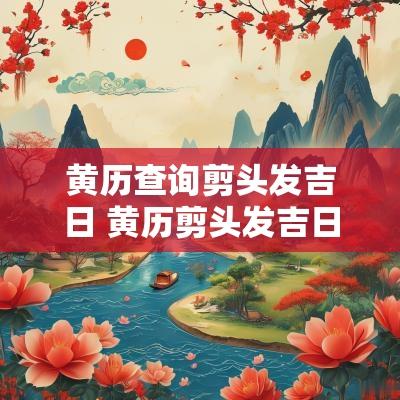 黄历查询剪头发吉日 黄历剪头发吉日