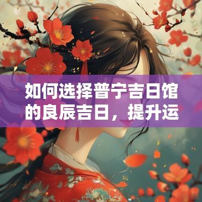 如何选择普宁吉日馆的良辰吉日，提升运势和福气