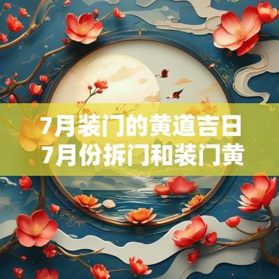 7月装门的黄道吉日 7月份拆门和装门黄道吉日