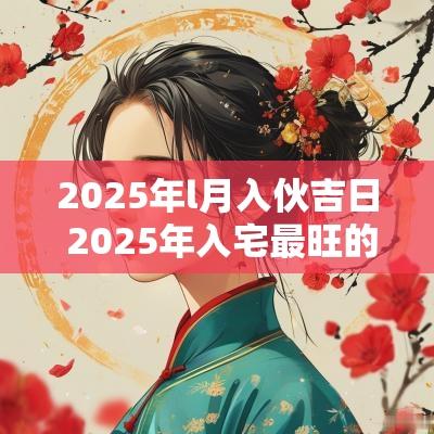 2025年l月入伙吉日 2025年入宅最旺的吉日