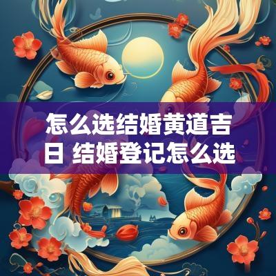 怎么选结婚黄道吉日 结婚登记怎么选黄道吉日