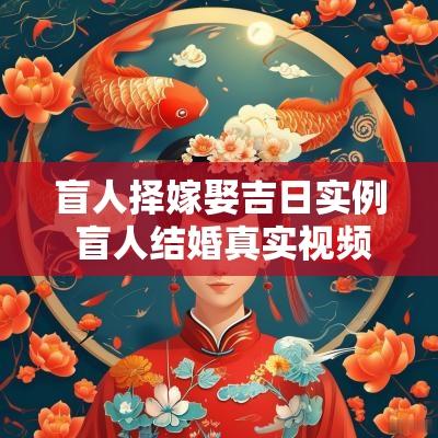 盲人择嫁娶吉日实例 盲人结婚真实视频