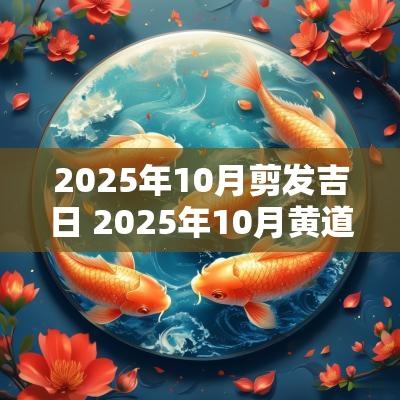 2025年10月剪发吉日 2025年10月黄道吉日