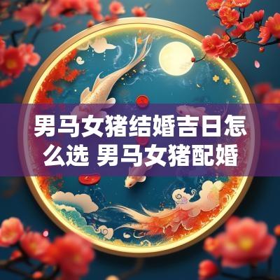 男马女猪结婚吉日怎么选 男马女猪配婚姻好不好