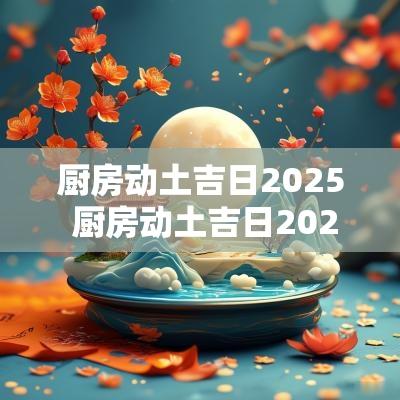 厨房动土吉日2025 厨房动土吉日2025