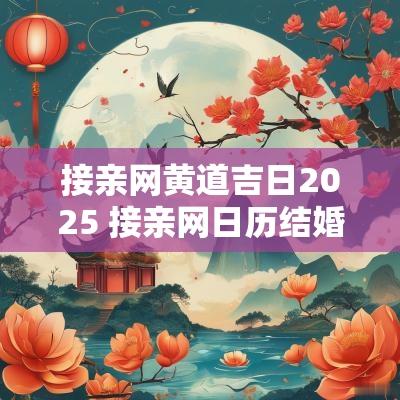 接亲网黄道吉日2025 接亲网日历结婚吉日