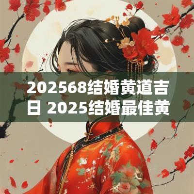 202568结婚黄道吉日 2025结婚最佳黄道吉日一览表