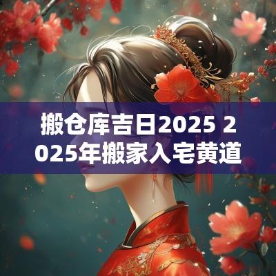 搬仓库吉日2025 2025年搬家入宅黄道吉日