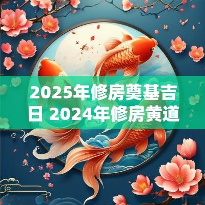 2025年修房奠基吉日 2025年修房黄道吉日