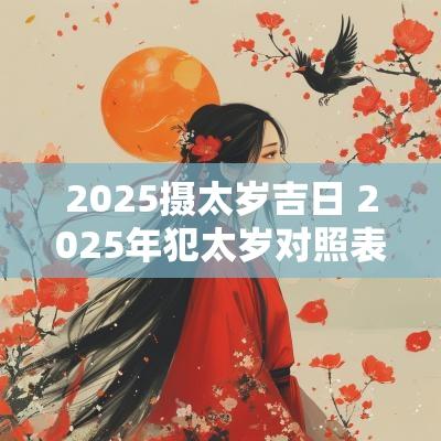 2025摄太岁吉日 2025年犯太岁对照表图