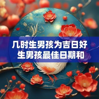 几时生男孩为吉日好 生男孩最佳日期和时间