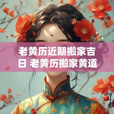 老黄历近期搬家吉日 老黄历搬家黄道吉日