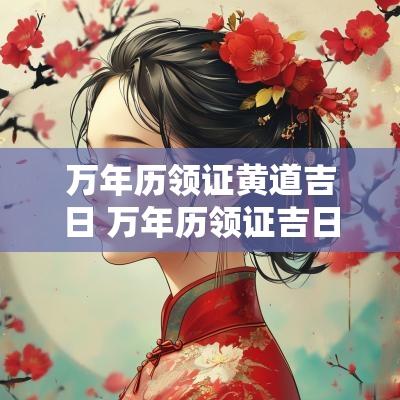 万年历领证黄道吉日 万年历领证吉日2025