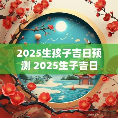 2025生孩子吉日预测 2025生子吉日