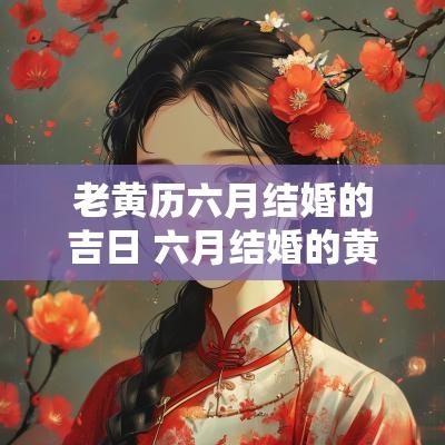 老黄历六月结婚的吉日 六月结婚的黄道吉日2025年是哪天
