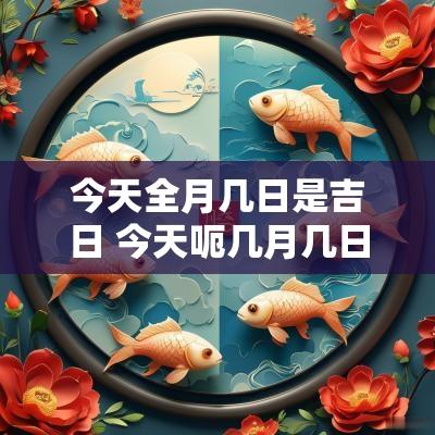今天全月几日是吉日 今天呃几月几日