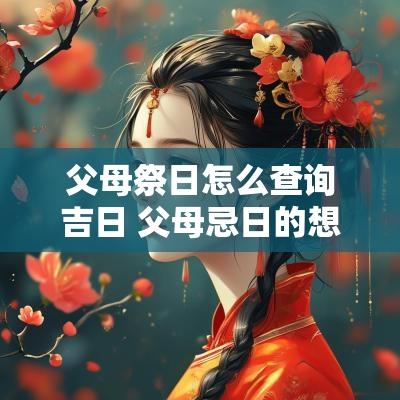父母祭日怎么查询吉日 父母忌日的想念语