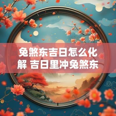 兔煞东吉日怎么化解 吉日里冲兔煞东啥意思