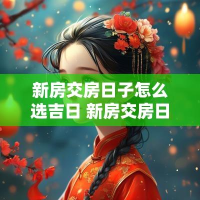 新房交房日子怎么选吉日 新房交房日子怎么选吉日好