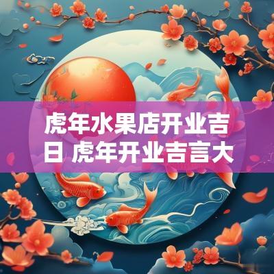 蛇年水果店开业吉日 蛇年开业吉言大全